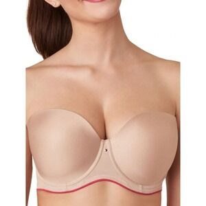 NEW Passionata by Chantelle 36DDD Sexy Smooth Strapless Beige 110260